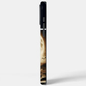 Wolf huilt bij volle maan Case-Mate iPhone case (Achterkant / Links)