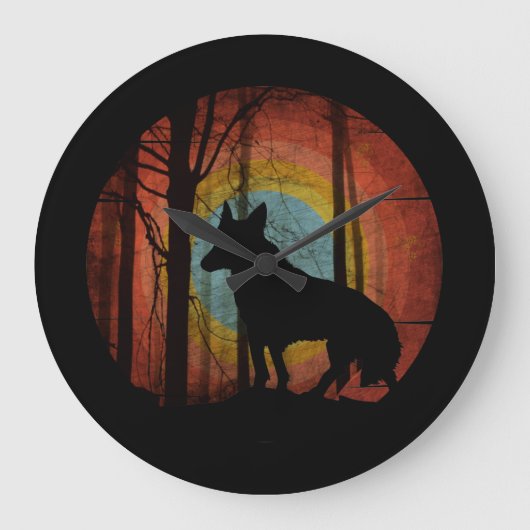 WOLF HUNTER GROTE KLOK (Voorkant)