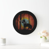 WOLF HUNTER GROTE KLOK (Huis)