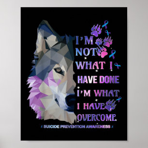 Wolf Im niet wat ik heb gedaan met overco Poster
