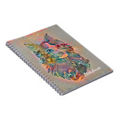 Wolf in bloemen notitieboek (Rechterzijde)