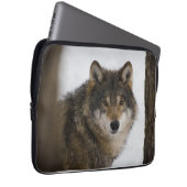 Wolf in Bossen Electronics Bag Laptop Sleeve (Voorkant Rechts)