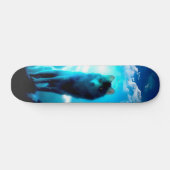 Wolf in de storm skateboard (Horizontaal)