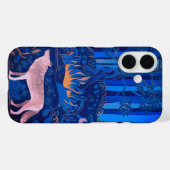 Wolf in een mystiek bos Case-Mate iPhone case (Achterkant (horizontaal))