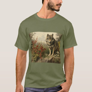 Wolf in Glen Mannen T-shirt