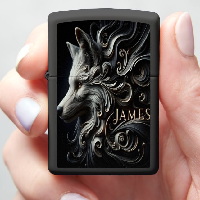 Wolf in krullen James (In Hand)