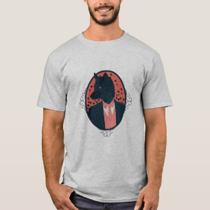 Wolf in menselijke kleding t-shirt
