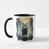 Wolf in Misty Forest Mok (Links)