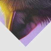 Wolf in Paars Tissuepapier (Detail)