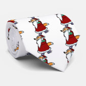 Wolf in Santa Claus Clothing Stropdas (Opgerold)