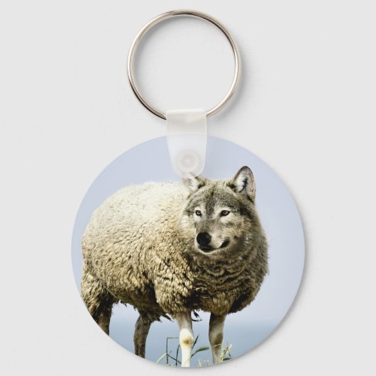 Wolf in Sheep Clothing Sleutelhanger (Voorkant)