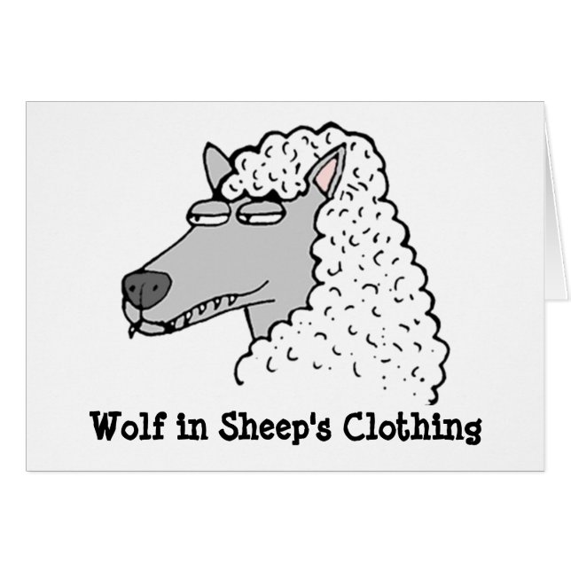 Wolf in Sheep's Clothing (Voorkant Horizontaal)