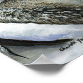 Wolf in Snow Art Print (Hoek)