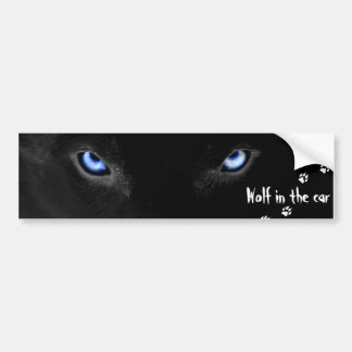 Wolf in the car bumpersticker