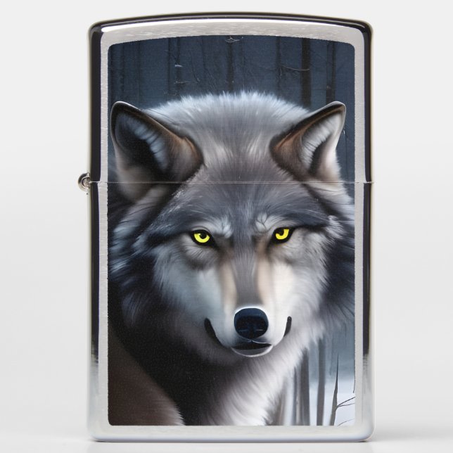 Wolf in Winter Forest (Voorkant)