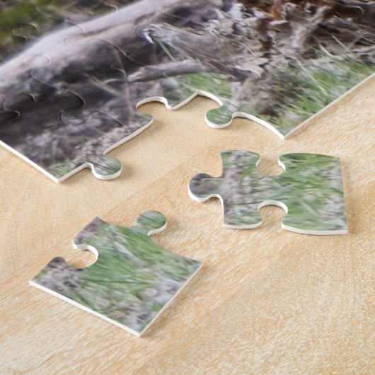 Wolf in Yellowstone Puzzle Legpuzzel (Zijkant)