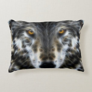 Wolf Inspirerend design Portret Decoratief Kussen