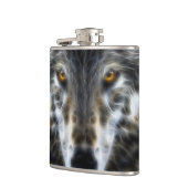 Wolf Inspirerend intense portret Heupfles (Links)