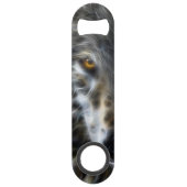 Wolf Inspirerend intense portret Speed Flessenopener (Voorkant)