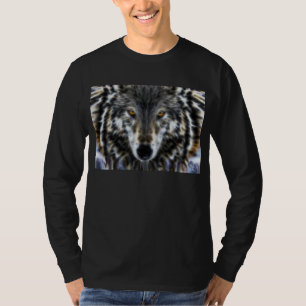Wolf Inspirerende grafische portret T-shirt