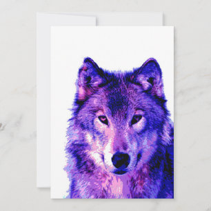 Wolf Invitation Kaart