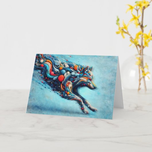 Wolf Kaart (Gele Bloem)