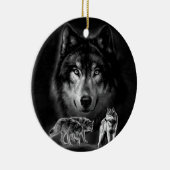 wolf keramisch ornament (Rechts)