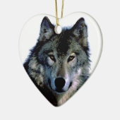 Wolf Keramisch Ornament (Links)