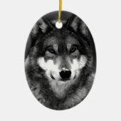Wolf Keramisch Ornament (Voorkant)