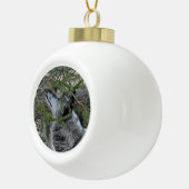 Wolf Keramische Bal Ornament (Rechts)
