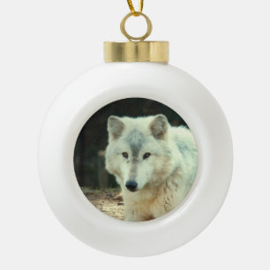 Wolf Keramische Bal Ornament