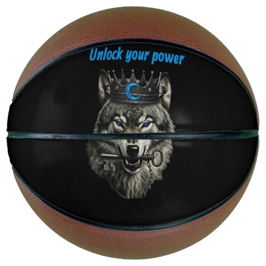 wolf king unlock your power basketbal (Voorkant)