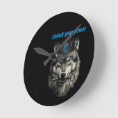 wolf king unlock your power ronde klok (Hoek)