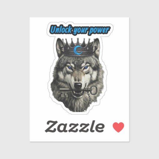 wolf king unlock your power sticker (Vel)