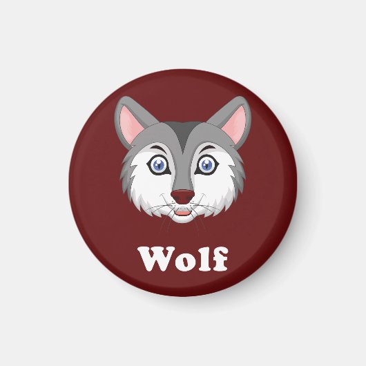 Wolf-koelmagneten thuiskeuken magneet (Voorkant)