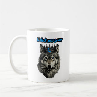 wolf koning ontketen je kracht koffiemok