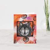 Wolf Kunst Kaart (Voorkant)