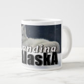 Wolf Landing Alaska Koffie Cup Extra Grote Beker (Voorkant rechts)