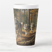 Wolf Latte Mug style 1 (Devant)