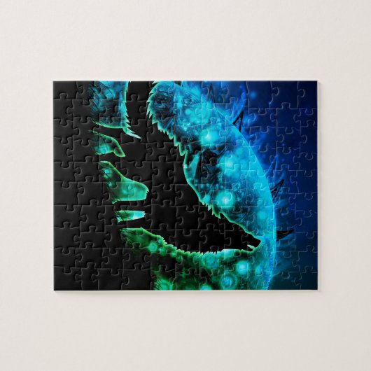 wolf legpuzzel (Horizontaal)