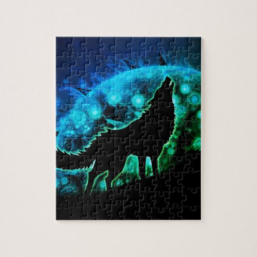 wolf legpuzzel (Verticaal)