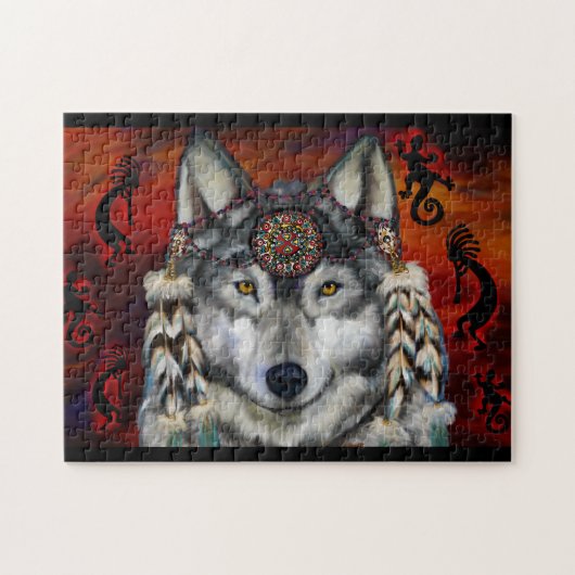 WOLF LEGPUZZEL (Horizontaal)