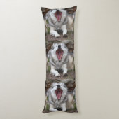 wolf lichaamskussen (Achterkant (Verticaal))