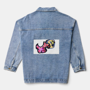 Wolf licht maan denim jacket