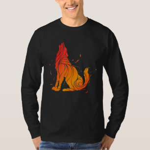 Wolf Liefde Wolven Tribal Tattoo Wolf Design T-shirt