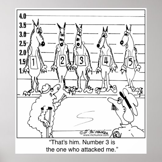 Wolf Line Up Poster (Voorkant)