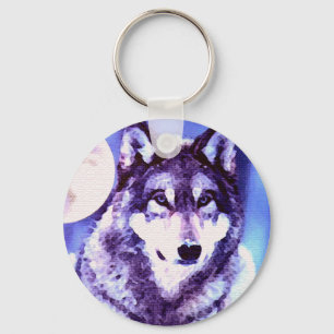 Wolf Look - Eenzame Wolf Sleutelhanger