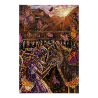 Wolf Love Perfect Poster