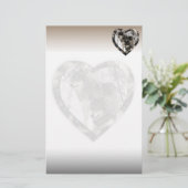 Wolf Lover Briefpapier (Staand voorkant)