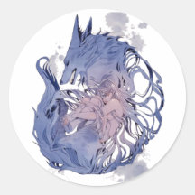 Wolf lover dame meisje